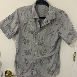 Cat and Jack boys size extra large/16 short sleeve button up dress shirt